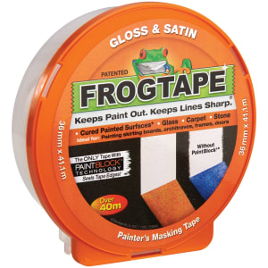FrogTape Painter's Gloss & Satin Orange Masking Tape - 36mm x 41m