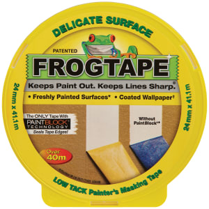 FrogTape Delicate Surface Yellow Masking Tape - 24mm x 41m