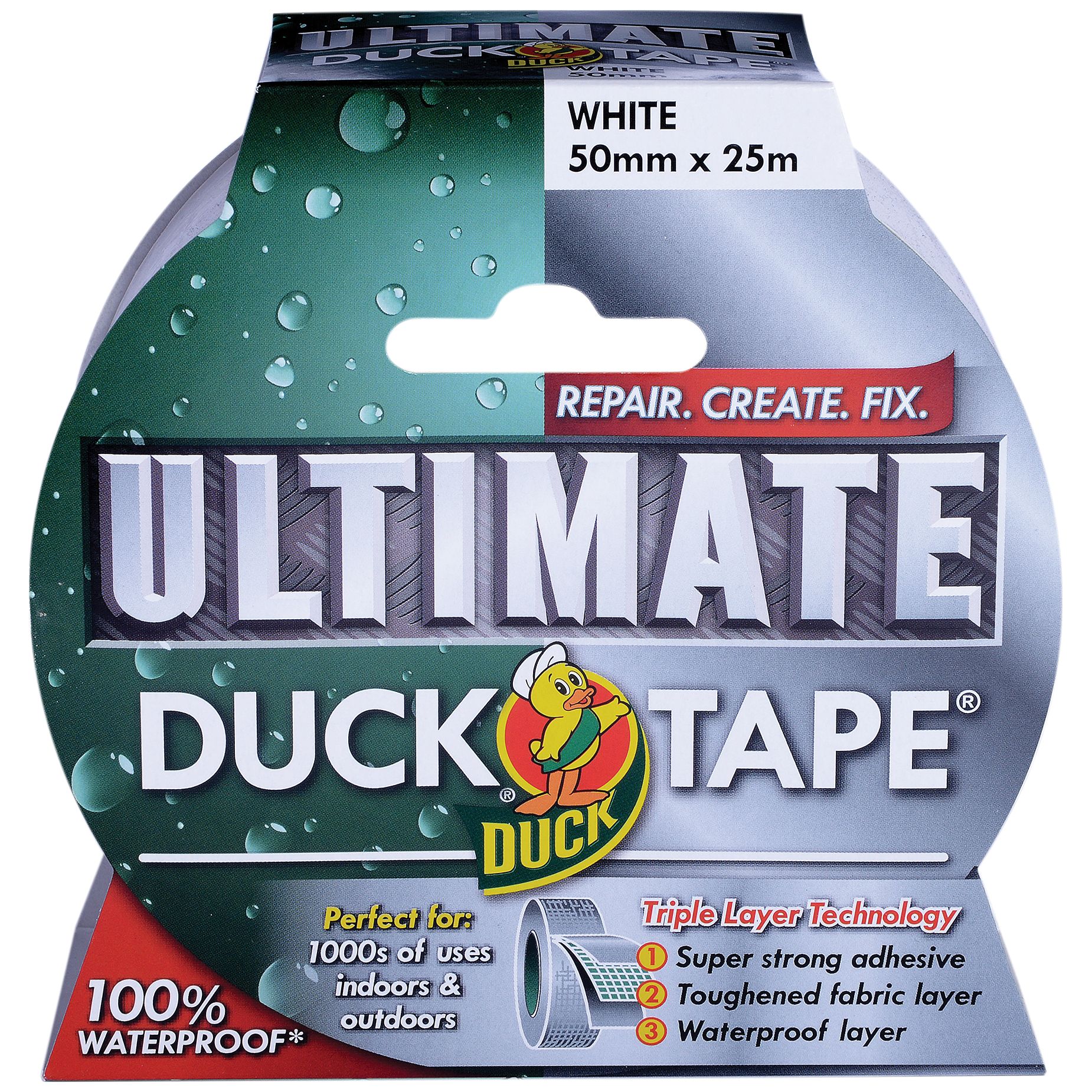 Duck Tape Ultimate White 50mm x 25m