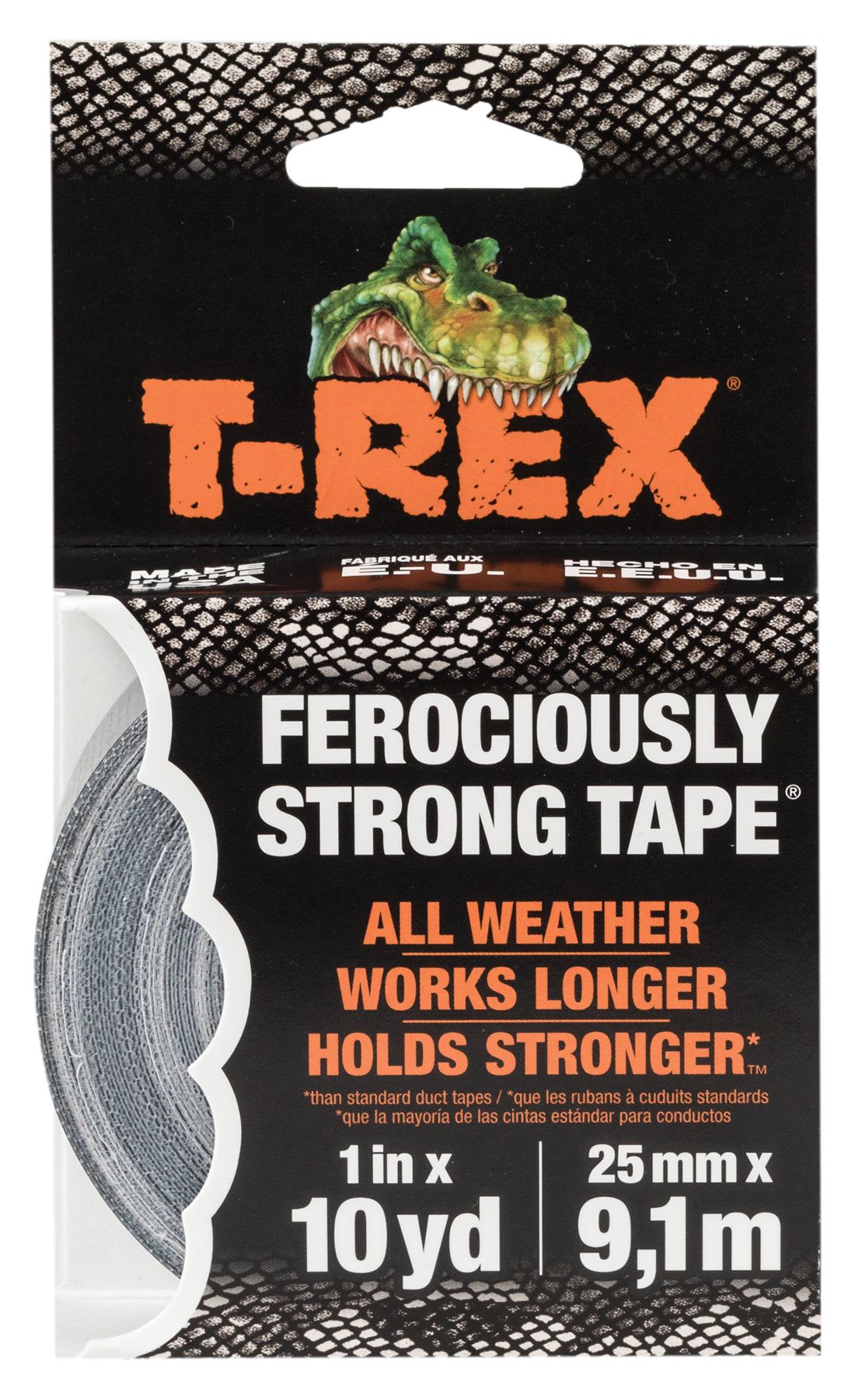 T-Rex Cloth Tape - Grey 25mm x 9.14m