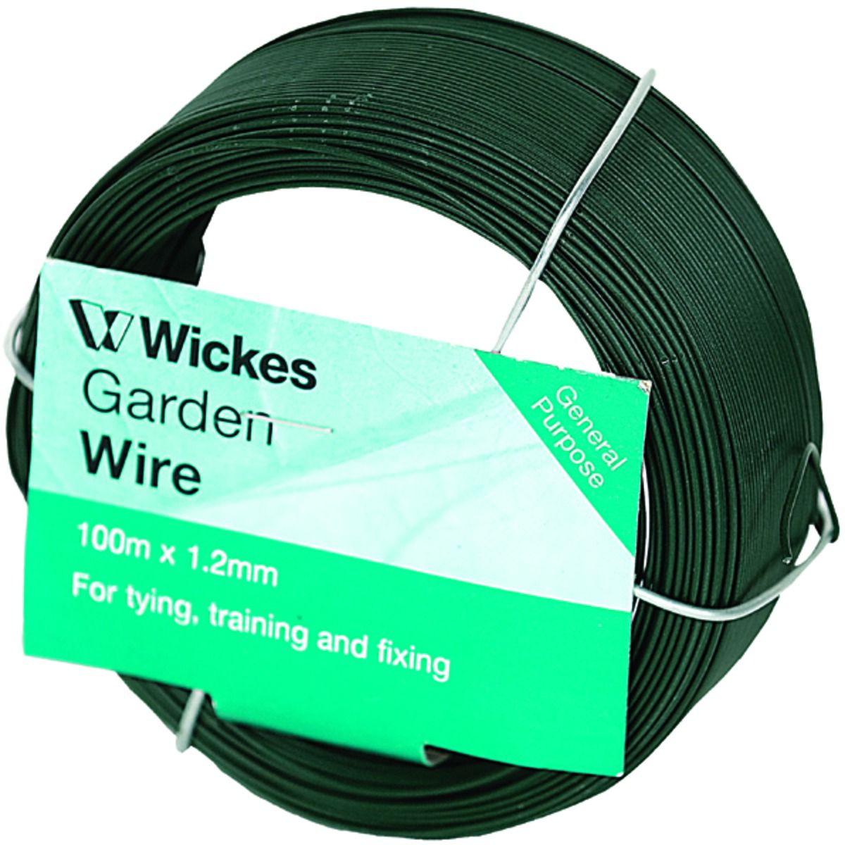 Wickes PVC Coated Garden Wire - 1.2mm x 100m