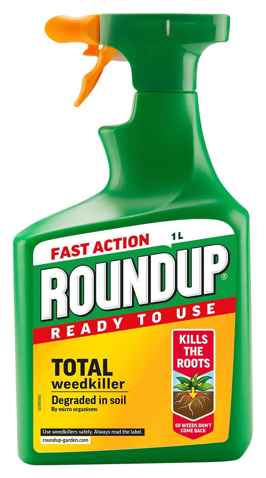 Roundup Fast Action Weed Killer - 1L