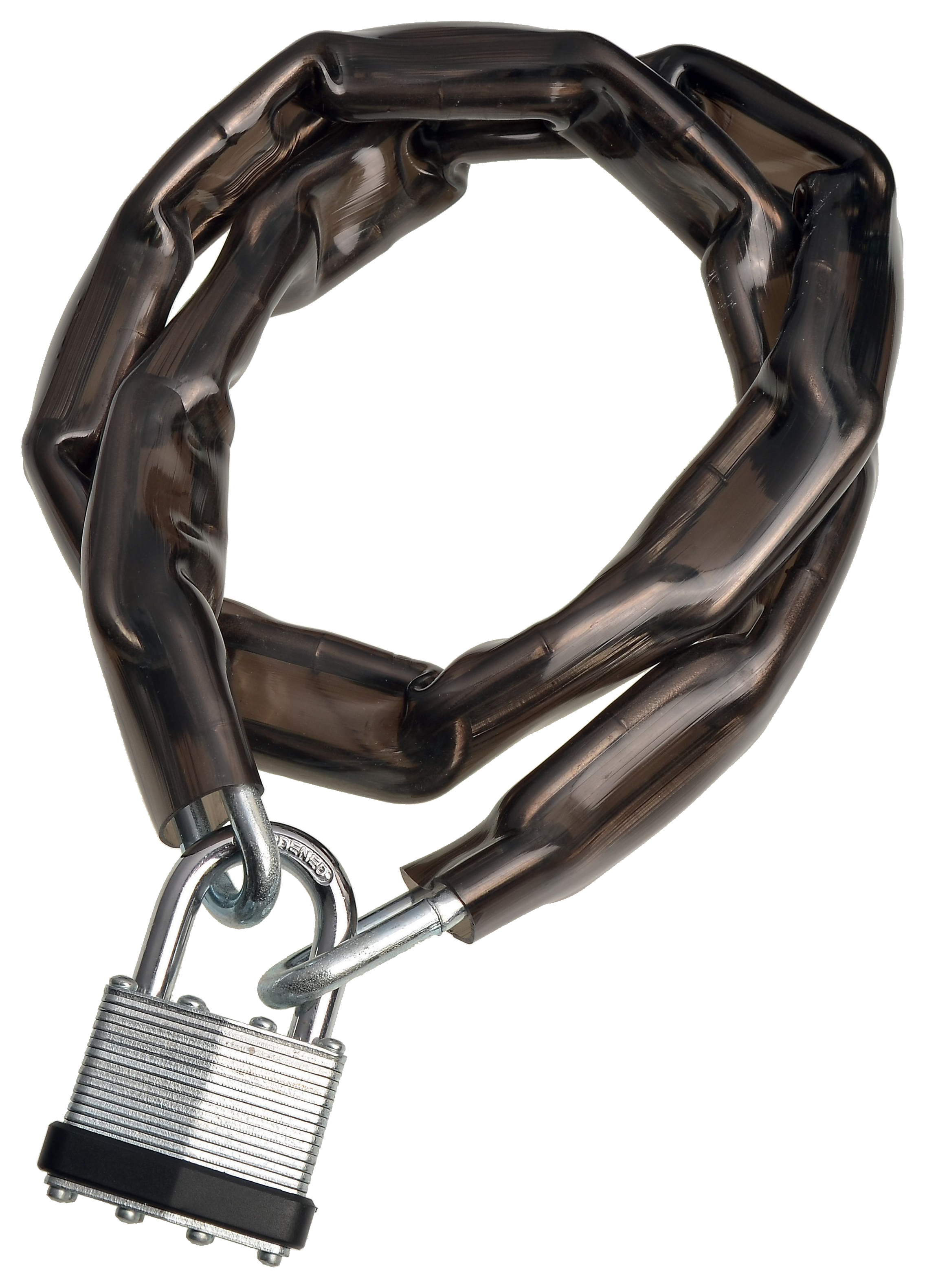 Image of Wickes PVC Coated Laminated Padlock & Chain - 40mm