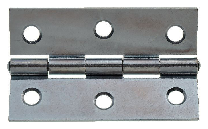 Butt Hinge Zinc Plated 76mm - Pack of 2