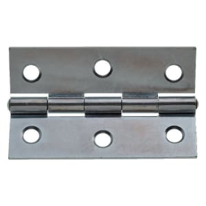 Butt Hinge Zinc Plated 76mm - Pack of 2