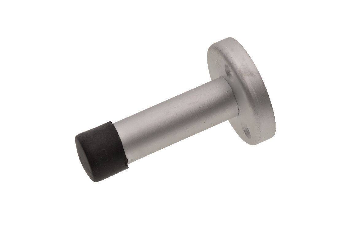 Image of Wickes Projection Door Stop - Aluminium 70mm