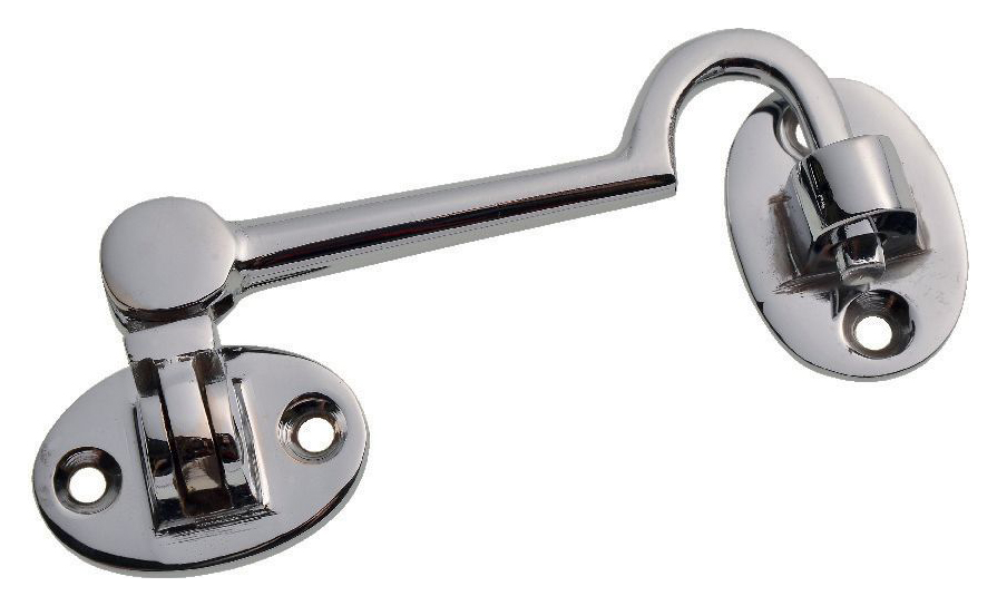 Wickes Cabin Hook - Chrome 100mm