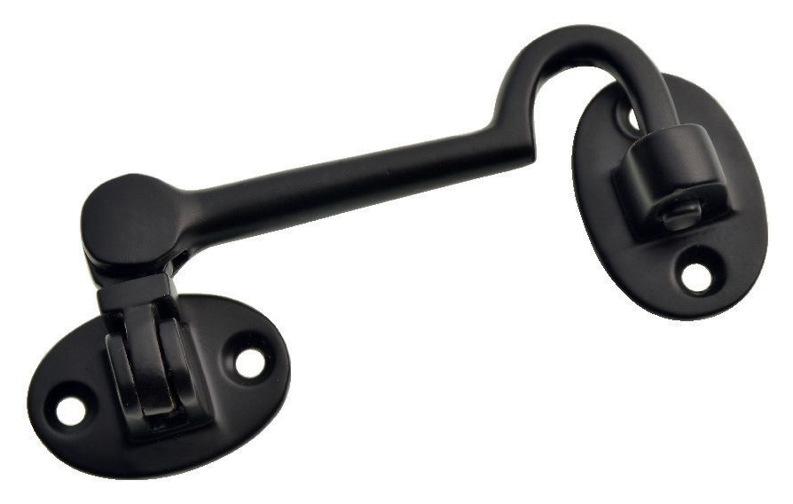 Wickes Cabin Hook - Black 100mm