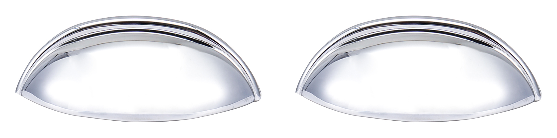 Cup Cabinet Handle Polished Chrome 84mm - Pack of 2