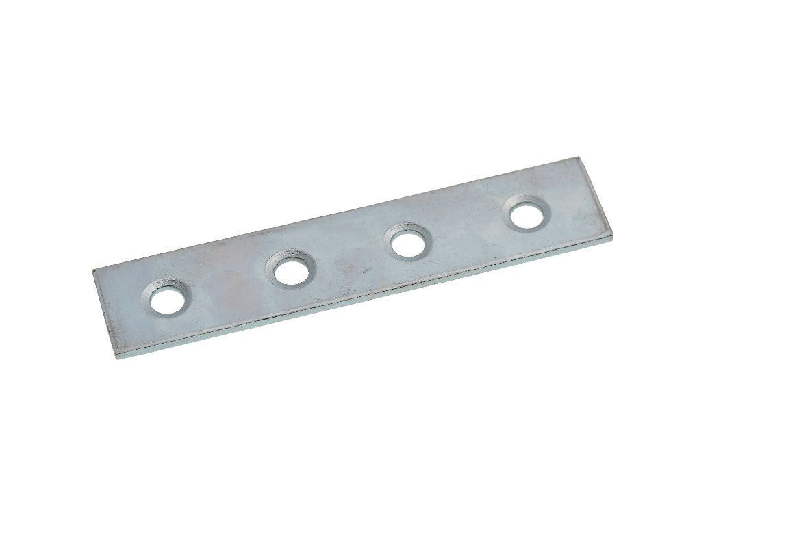 Image of Wickes Mending Plate Zinc Plated 76mm Pack 20