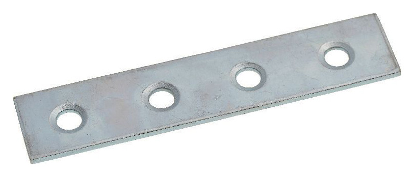 Image of Wickes Mending Plate Zinc Plated 76mm Pack 20