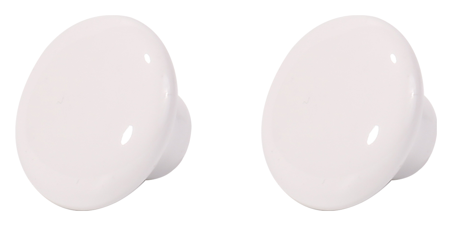 Wickes Ceramic White Cabinet Knob - 37mm - Pack of 6