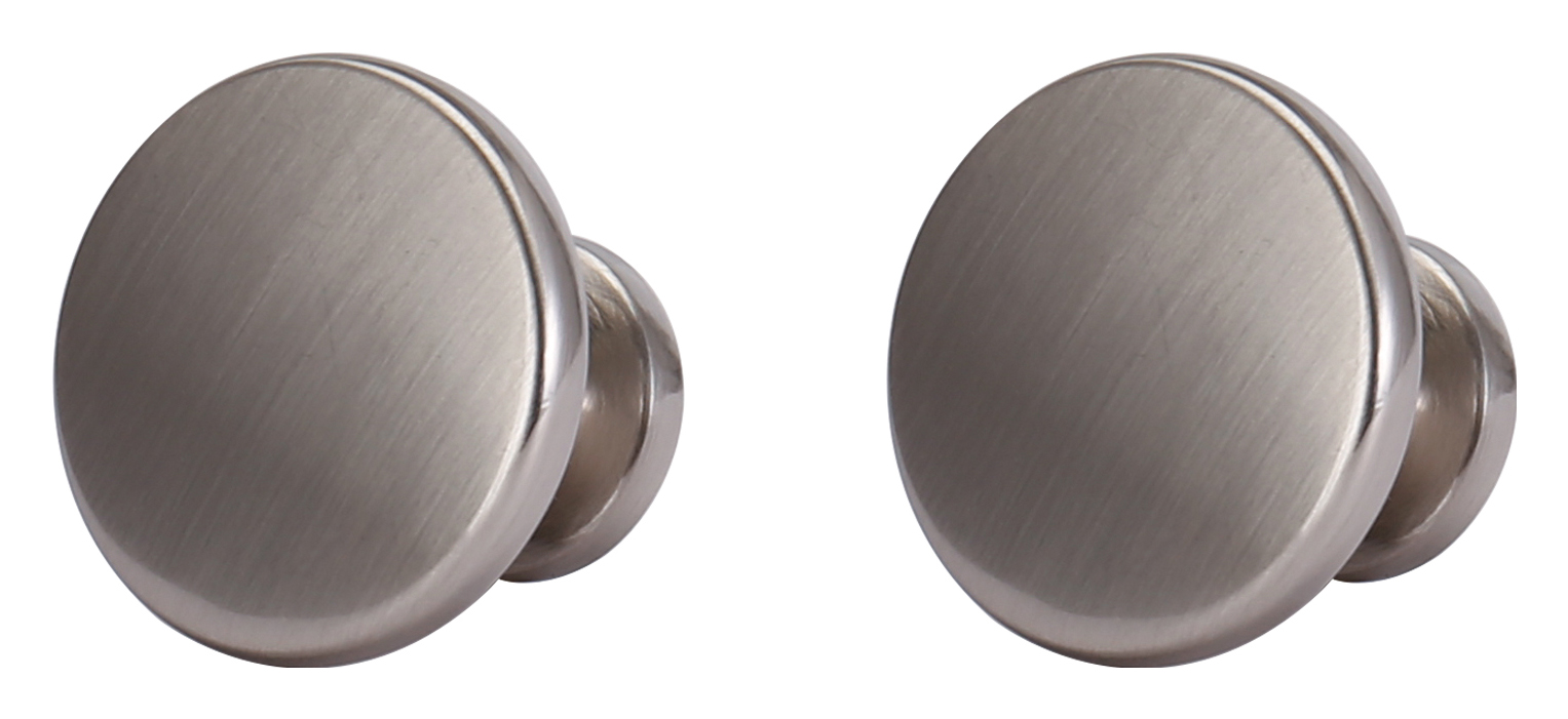 Victorian Door Knob Brushed Nickel 30mm - Pack of 6