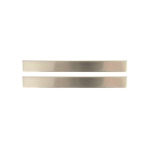 Wickes Chunky Square Door Handle - Brushed Nickel Finish 150mm Pack of 2
