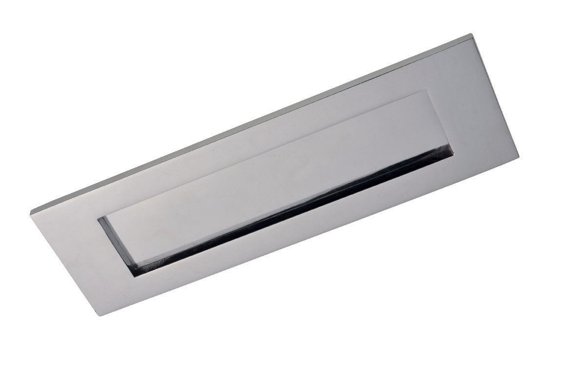 Wickes Letter Plate - Chrome 308 x 96mm