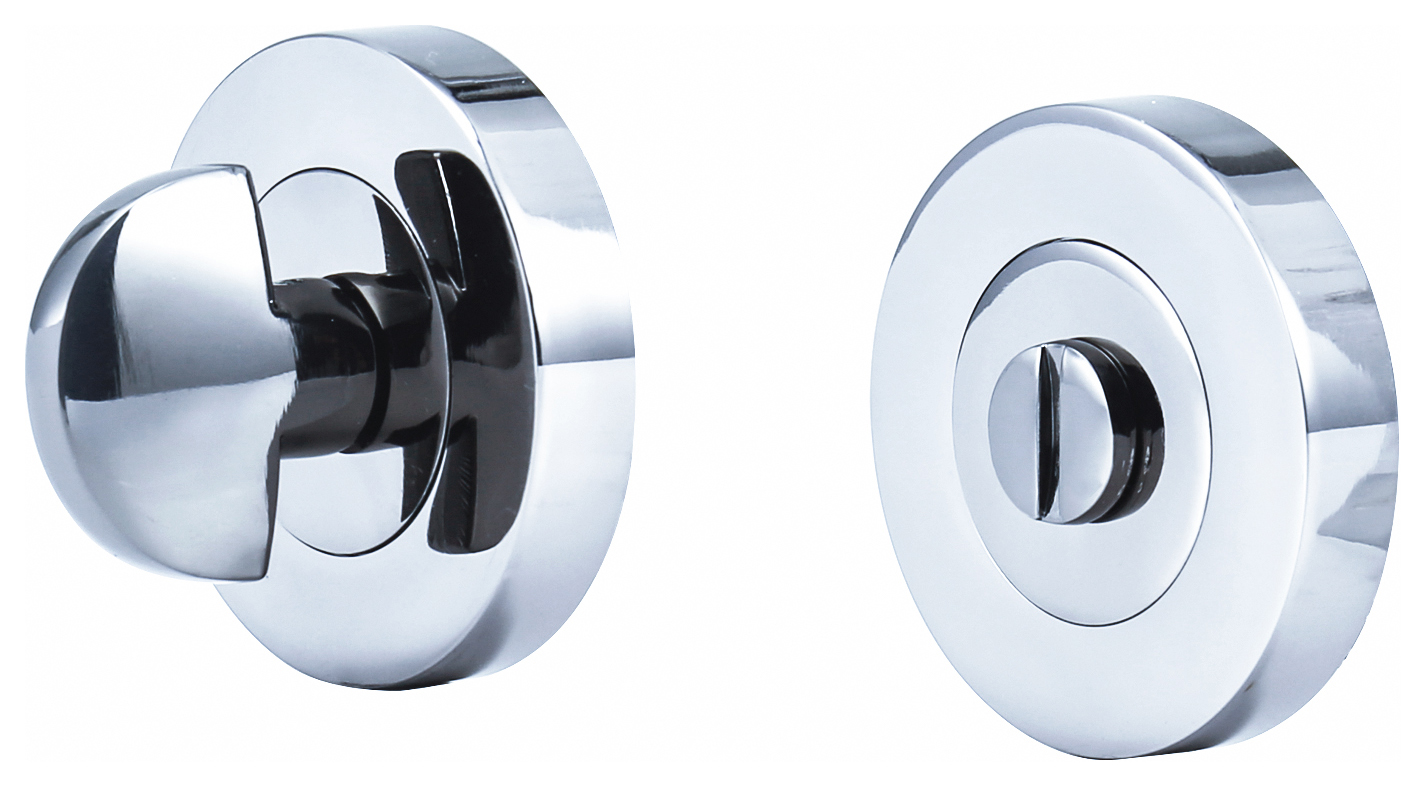 Wickes Polished Chrome Thumbturn & Release Lock - 51mm