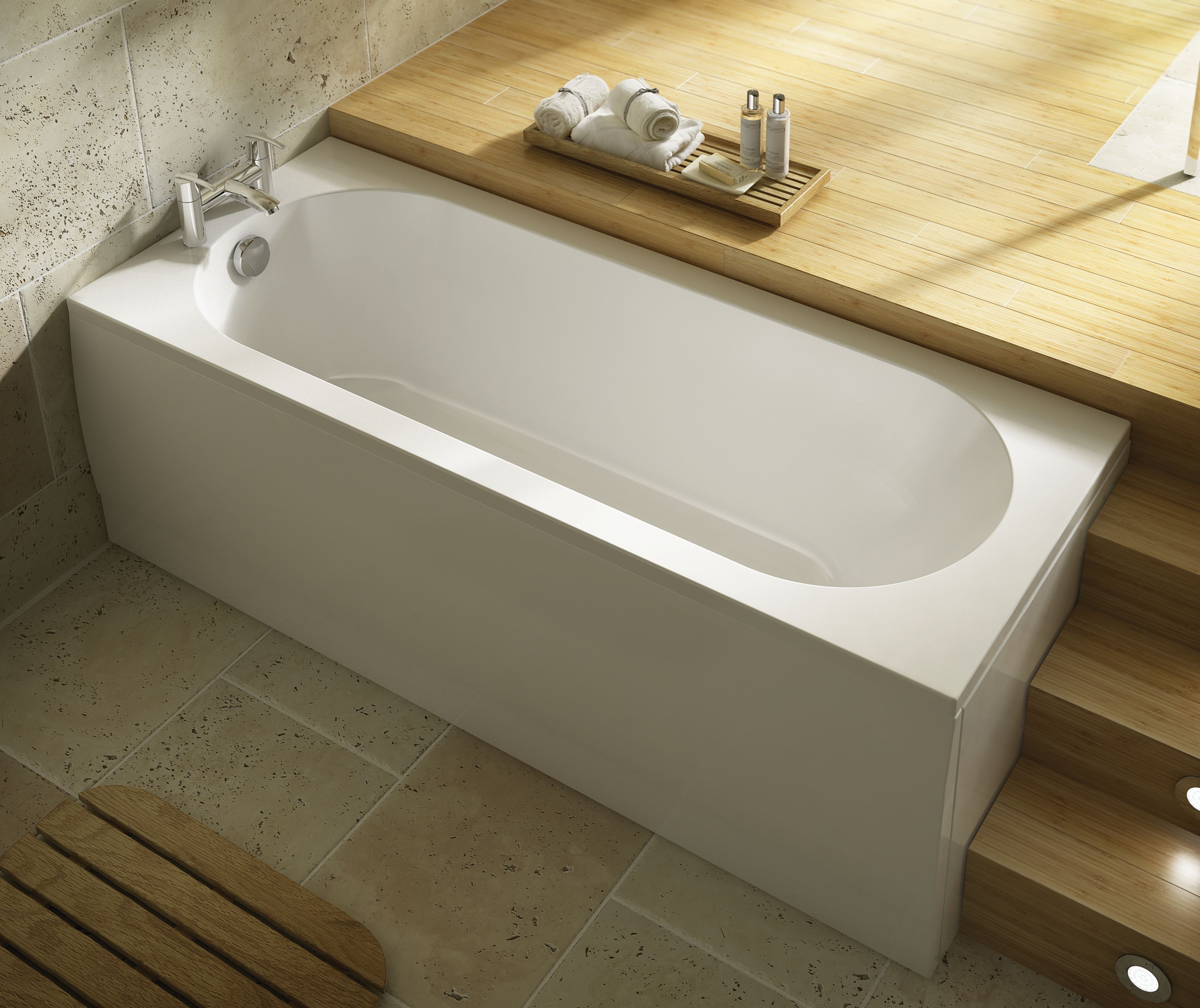 White Bath Panels | White Bath Side &End Panels | Wickes