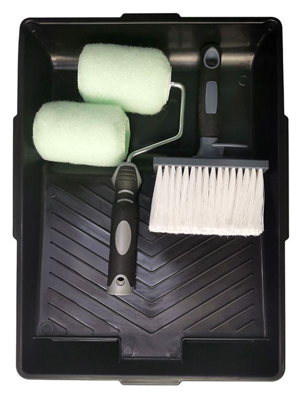 Shed & Fence Brush & 4in Roller Set