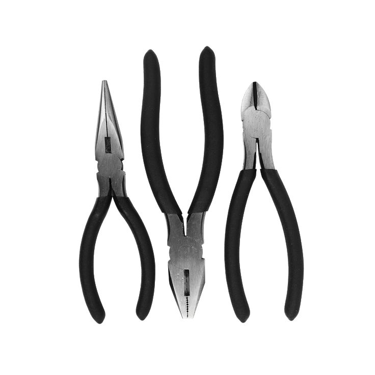 Wickes Multi Purpose Pliers - Set of 3