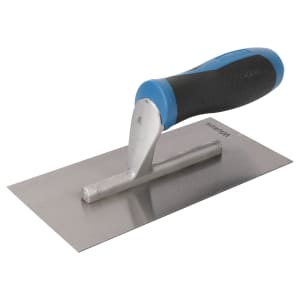 WICKES Professional quality steel pointing trowel with soft-grip handle. 