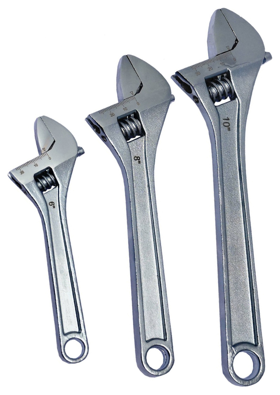 Adjustable Drop Forged Steel 3 Piece Wrench Set