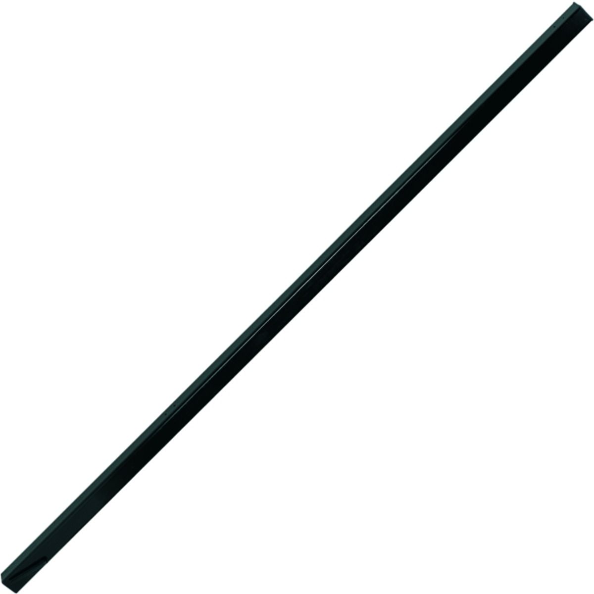 Image of Wickes Chelsea Bow Top Steel Gate Post Black - 50 x 1980 mm