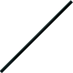 Image of Wickes Chelsea Bow Top Steel Gate Post Black - 50 x 1980 mm