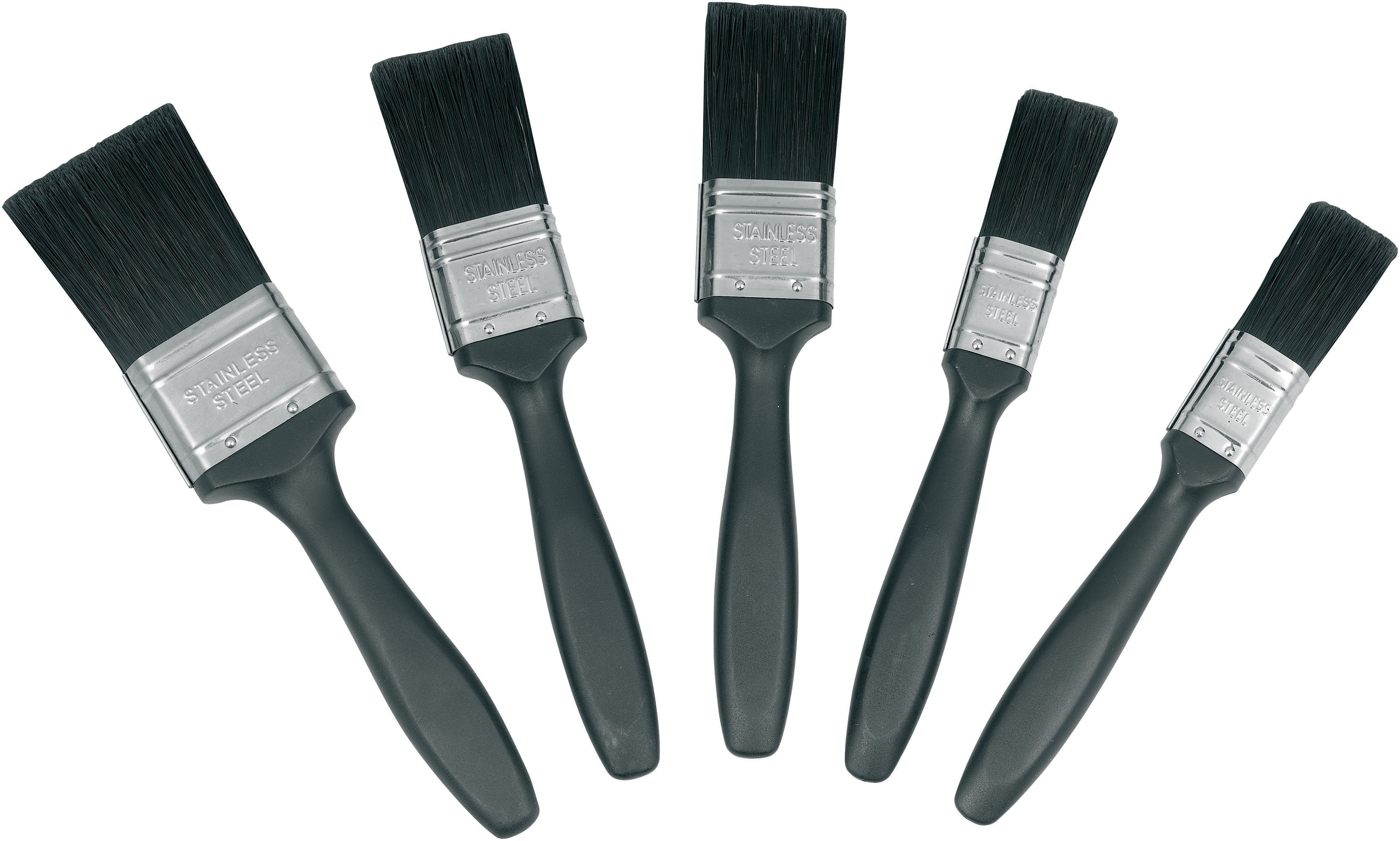 All Purpose Mixed Size Paint Brushes - Pack of 5
