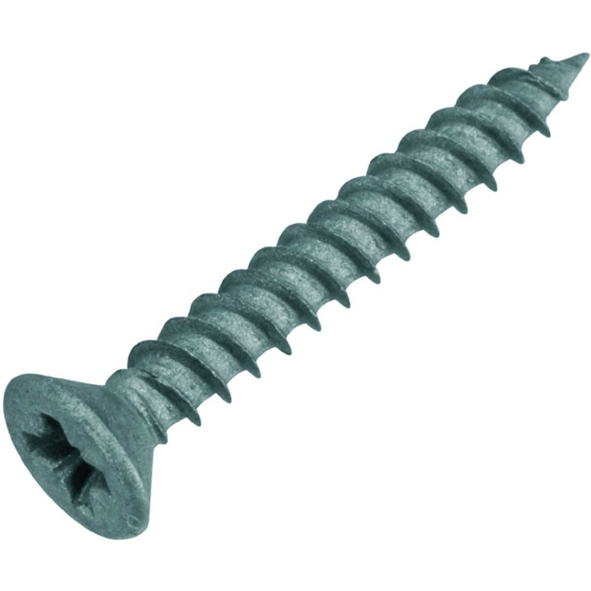 Wickes External Grade Screws - Green No 6 x 23mm Pack of 30