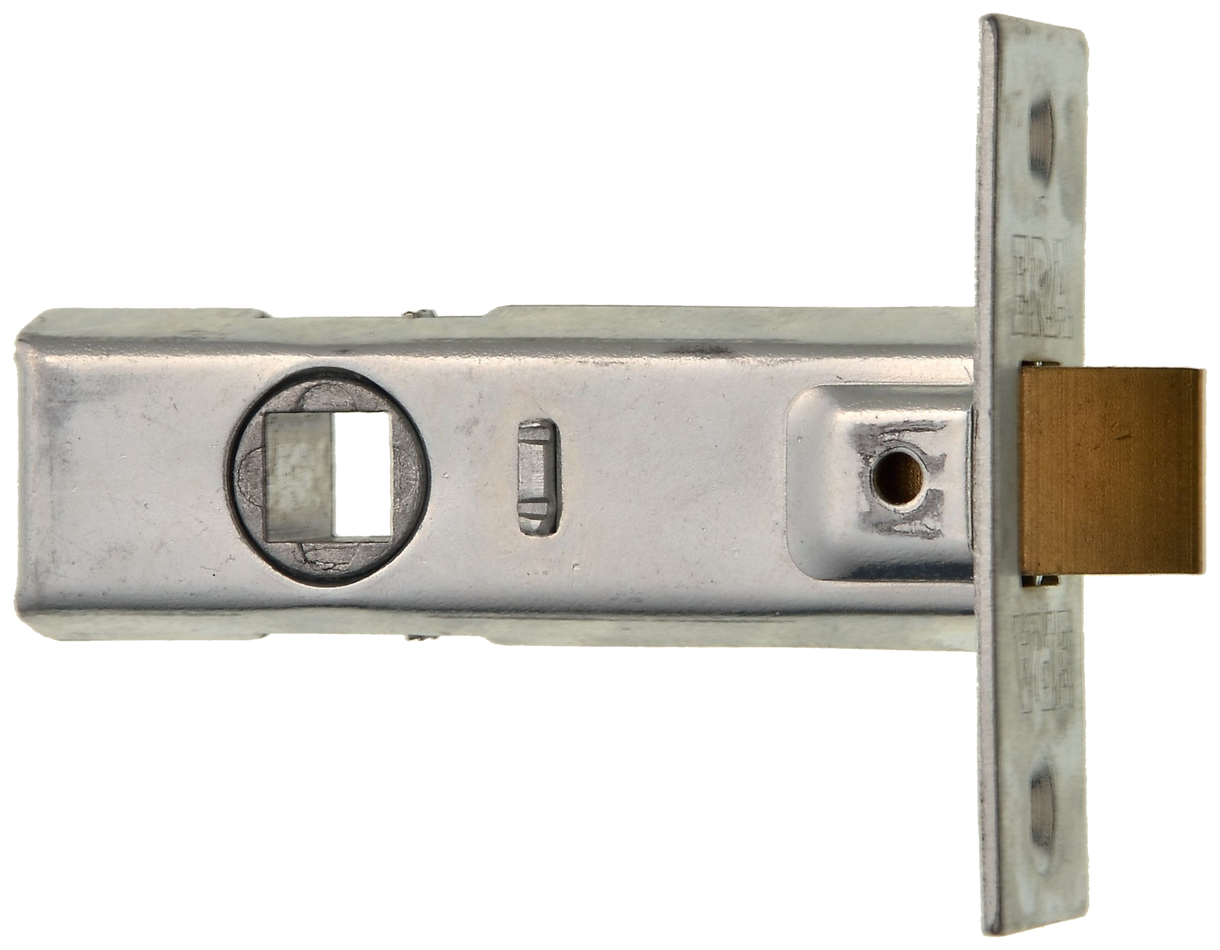 Image of Wickes Tubular Door Latch - Nickel 64mm