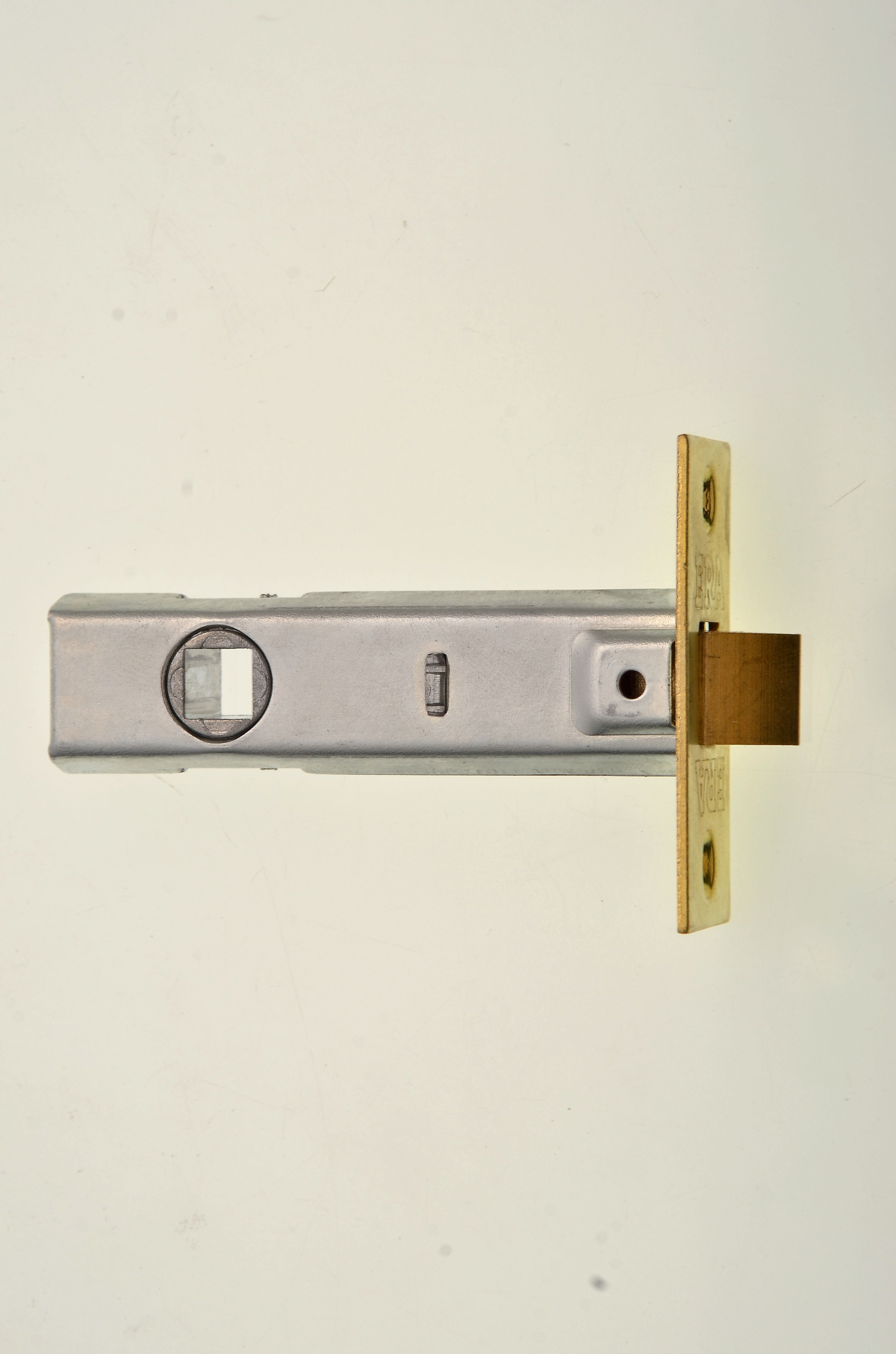 Image of Wickes Tubular Door Latch - Brass 76mm