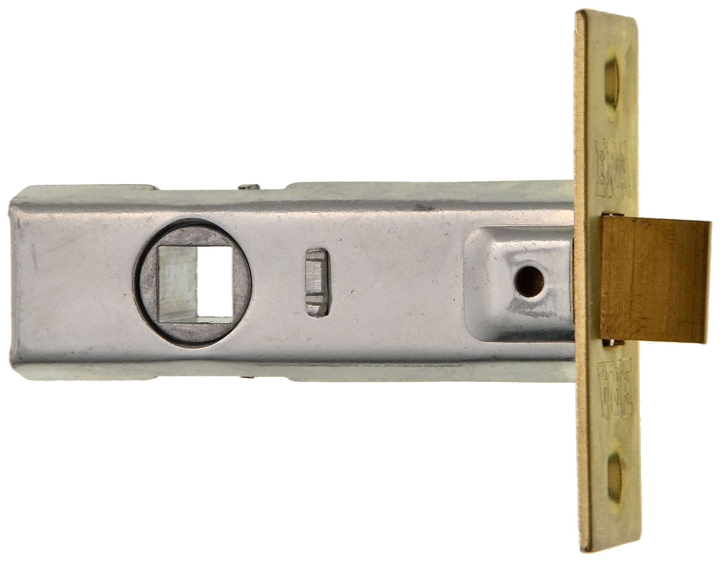 Wickes Tubular Door Latch - Brass 64mm