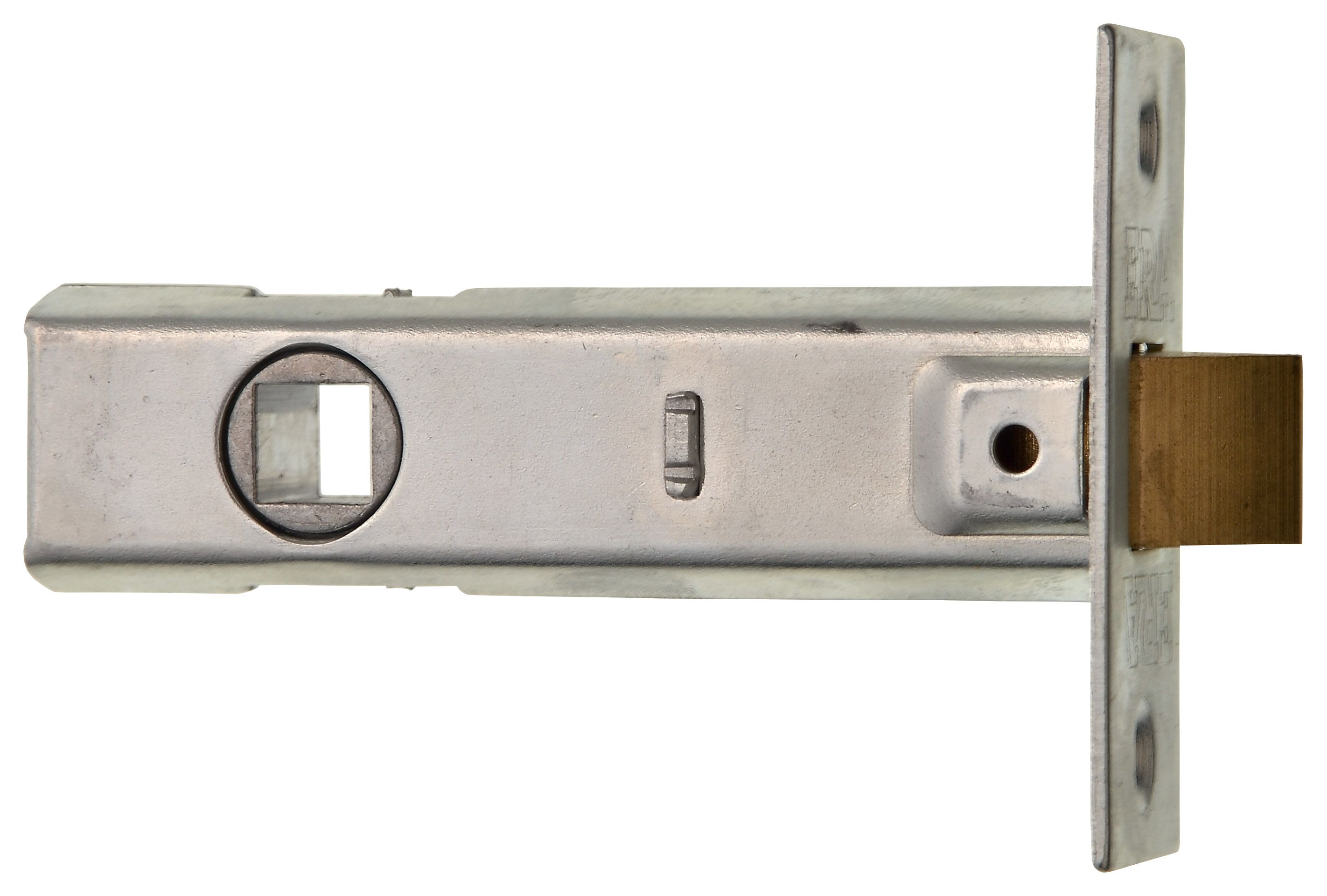 Image of Wickes Tubular Door Latch - Nickel 76mm