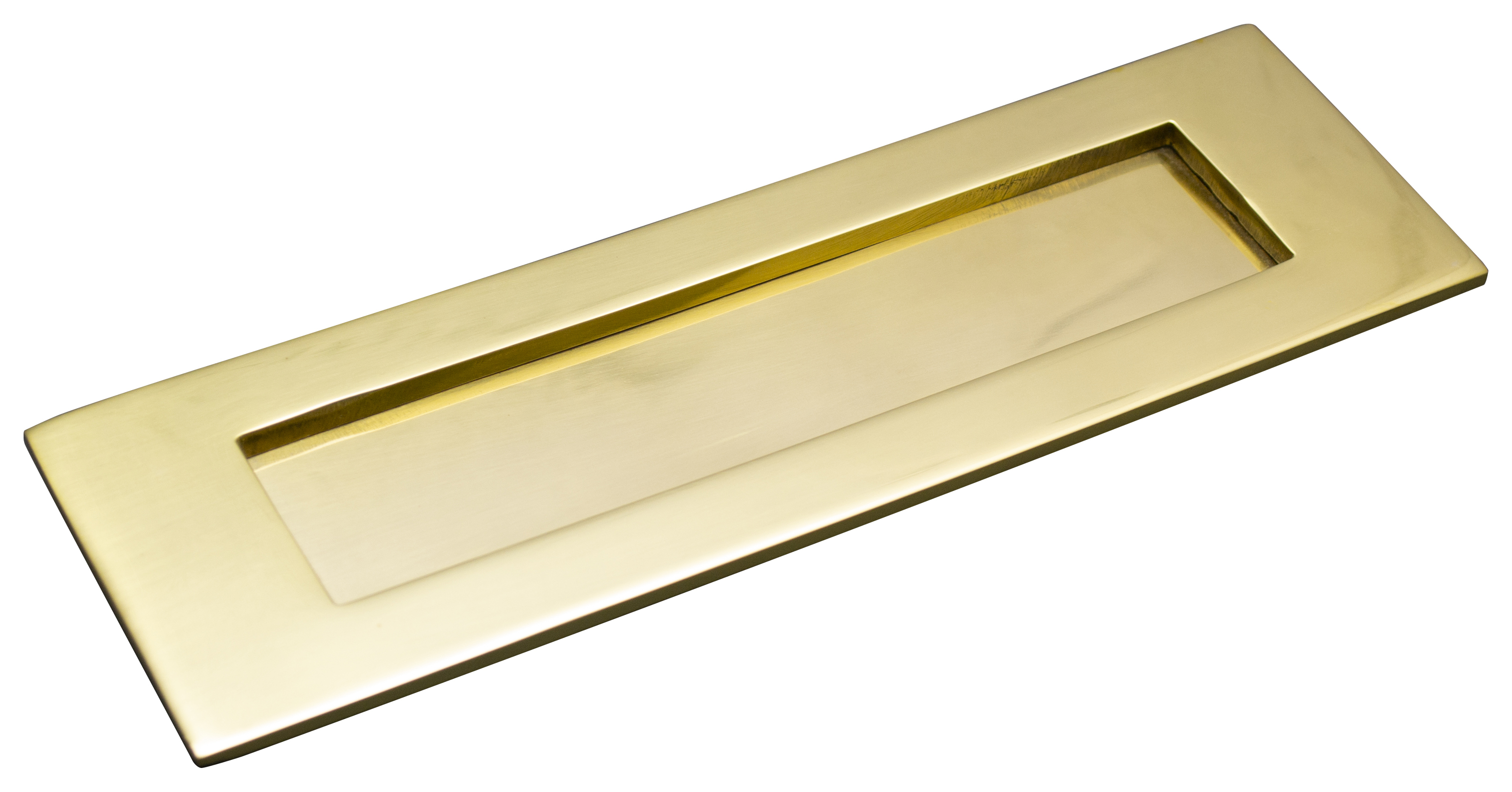Wickes Victorian Letter Plate - Brass 76 x 254mm