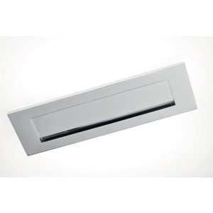 Wickes Letterbox - Chrome 76 x 254mm