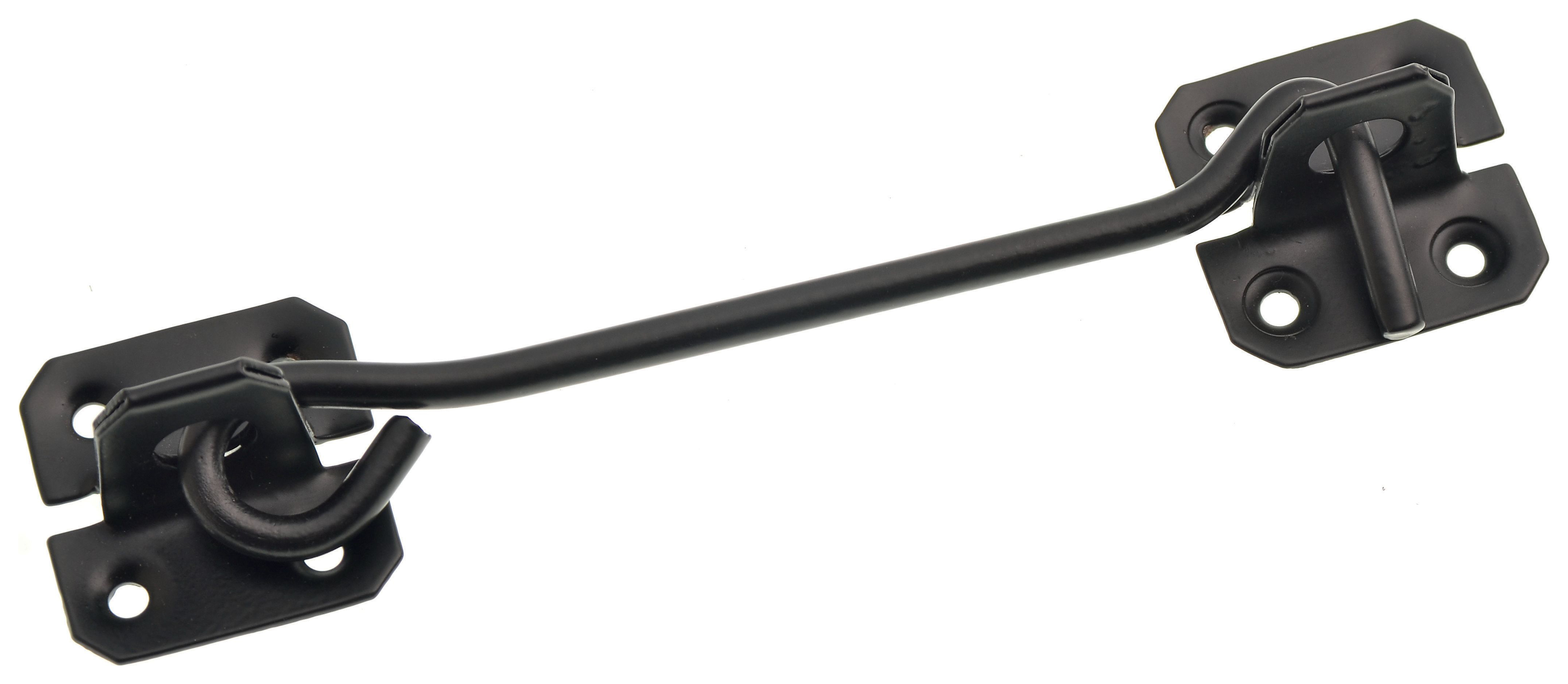 Image of Wickes Cabin Hook - Black 152mm