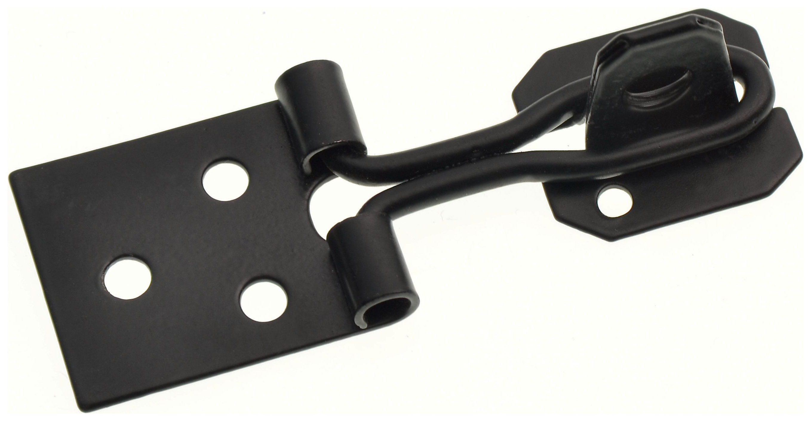 Wickes Wire Hasp and Staple - Black 75mm