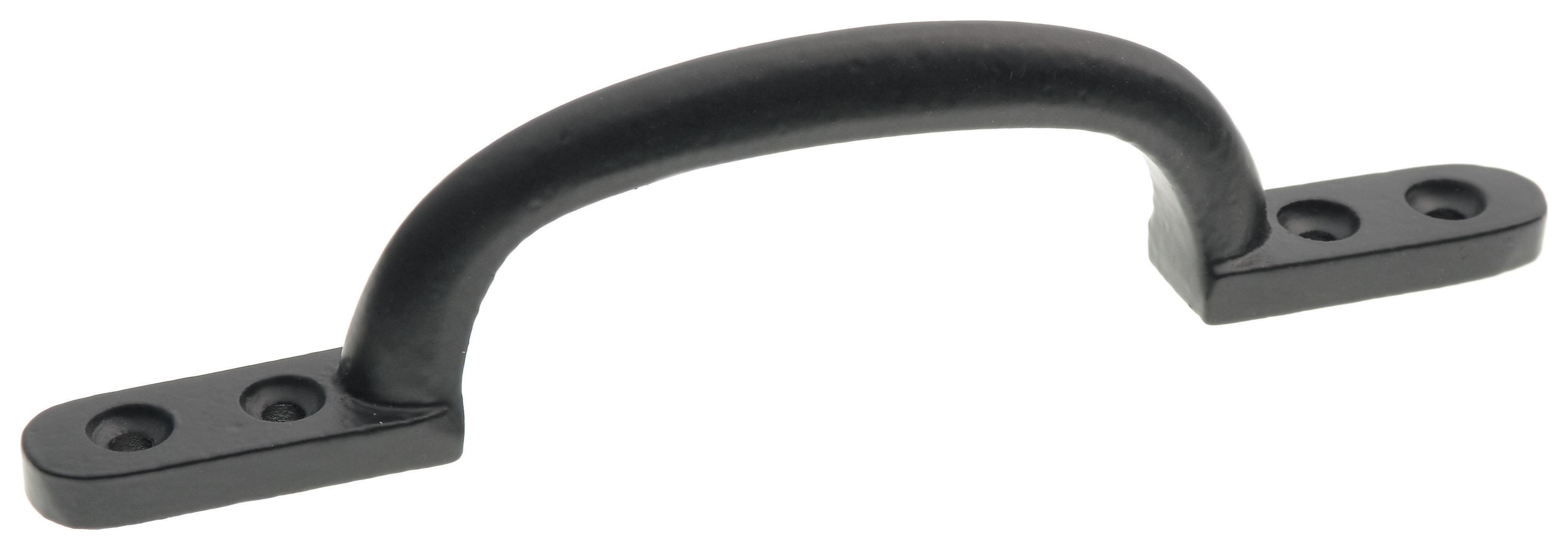 Wickes Bow Pull Handle - Black 150mm