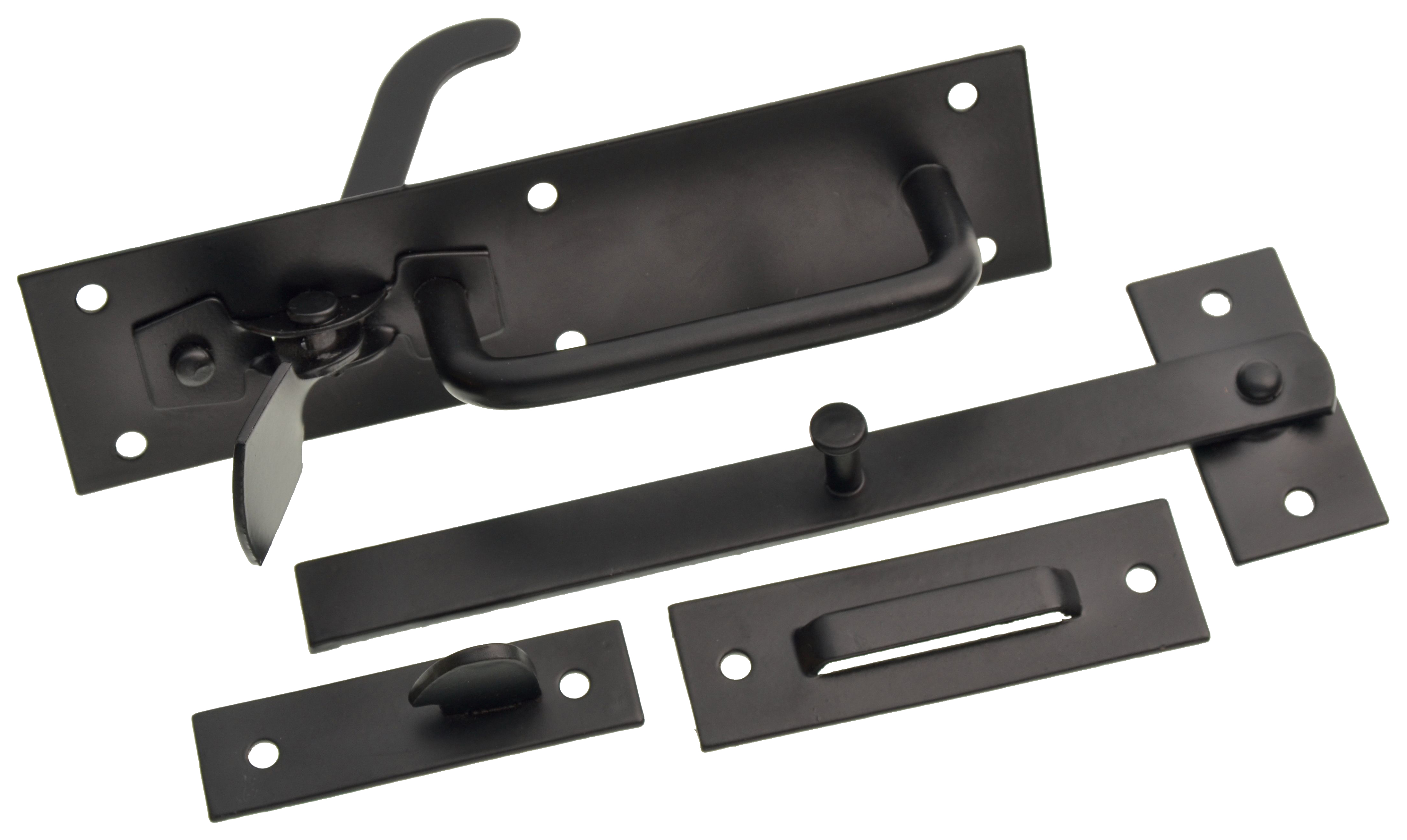 Wickes Suffolk Gate Latch - Black