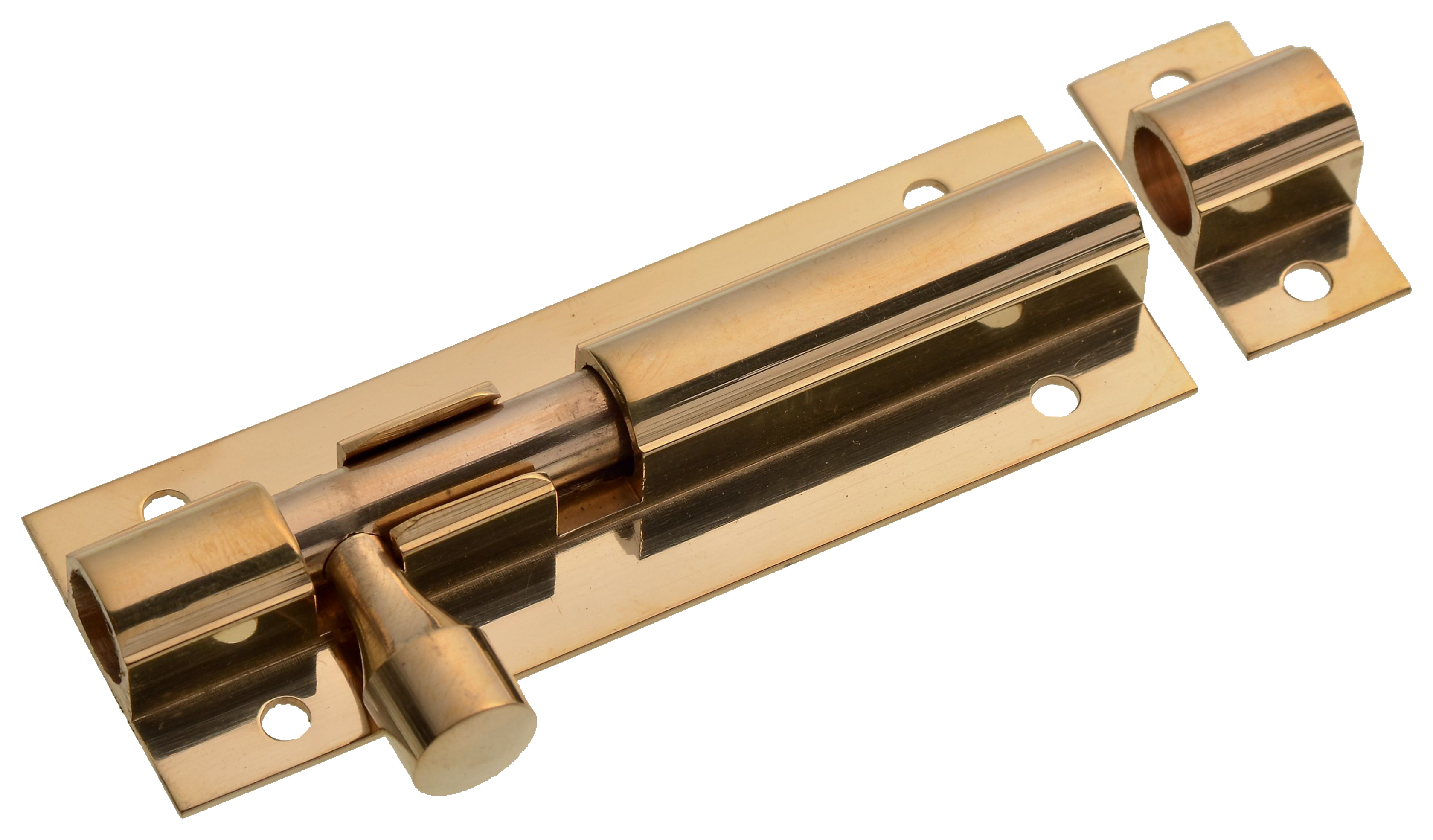 Wickes Brass Barrel Bolt - 75mm