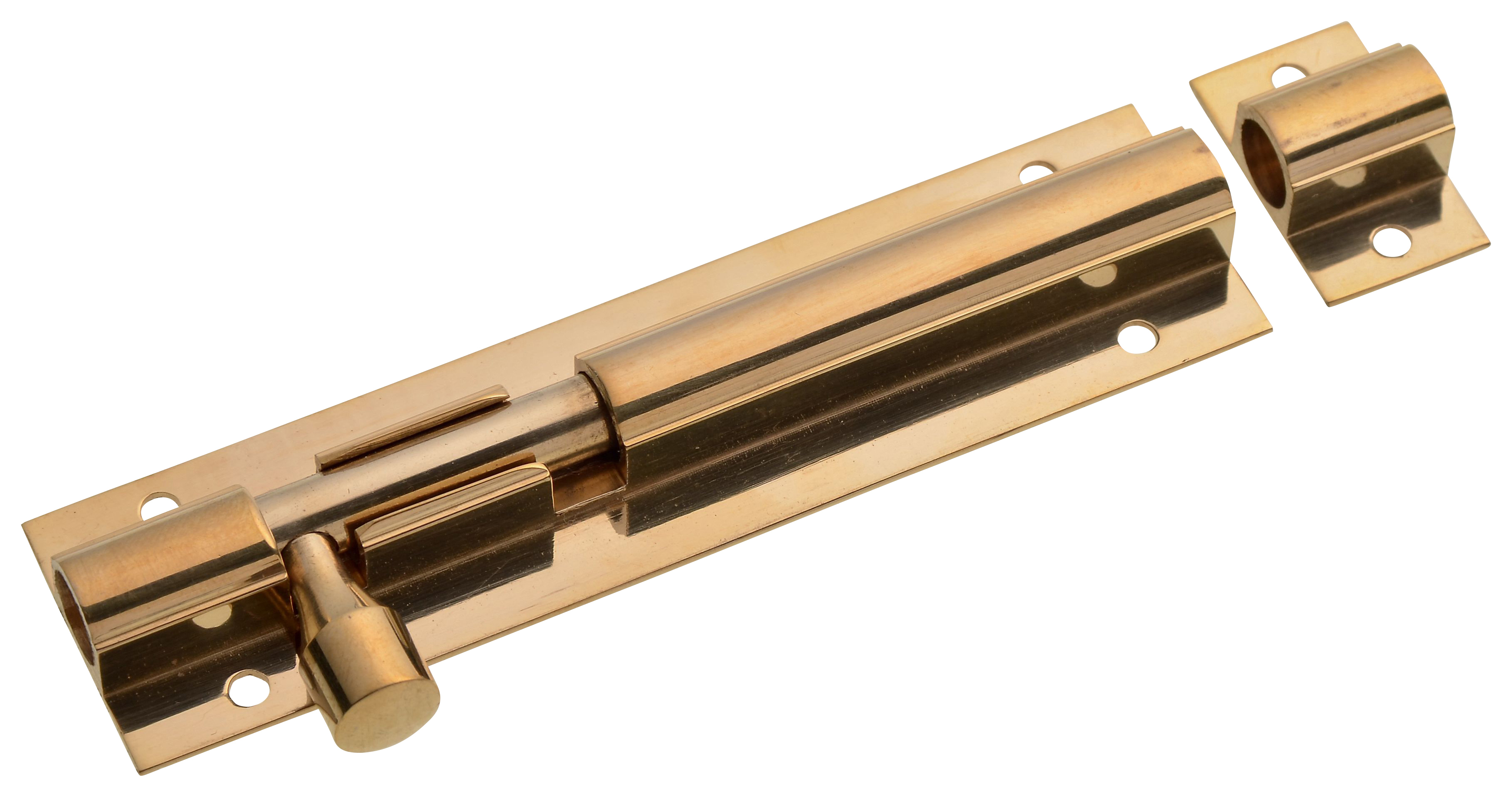 Wickes Brass Barrel Bolt - 100mm