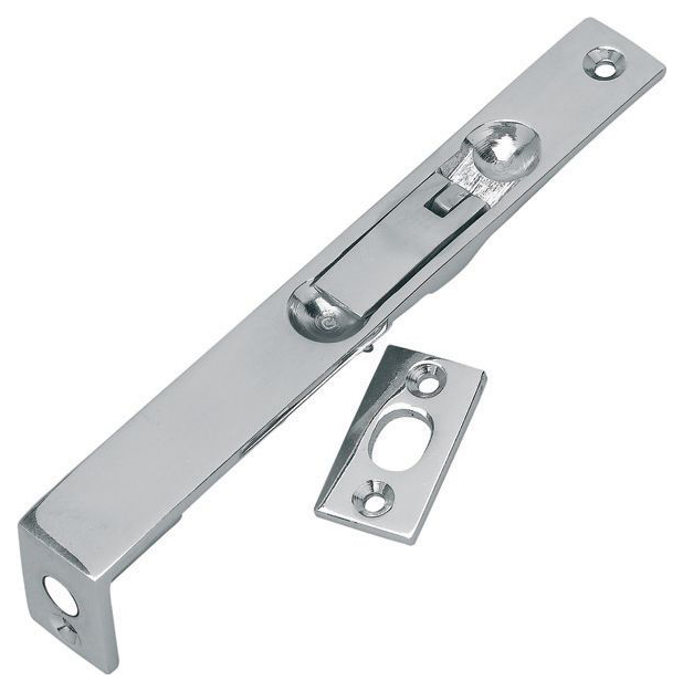 Image of Wickes Chrome Lever Action Flush Bolt - 150mm