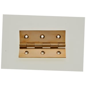 Wickes Butt Hinge - Solid Brass 76mm Pack of 3
