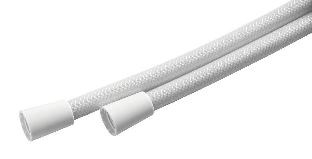 Wickes PVC White Shower Hose - 1.5m