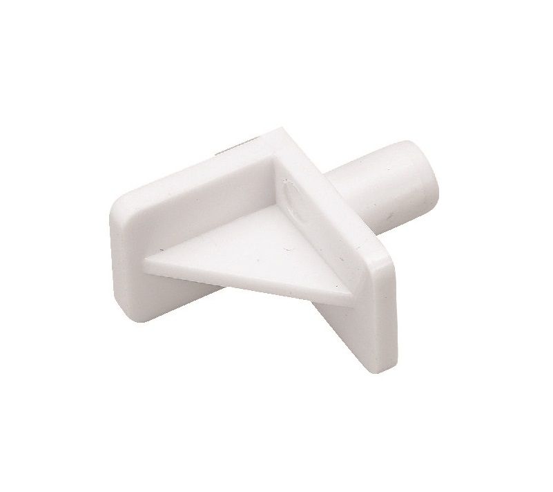 Image of Wickes Plastic Shelf Supports For Kitchen & Bathroom Units - White Pack of 20