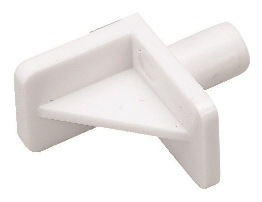 Wickes Plastic Shelf Supports For Kitchen & Bathroom Units - White Pack of 20