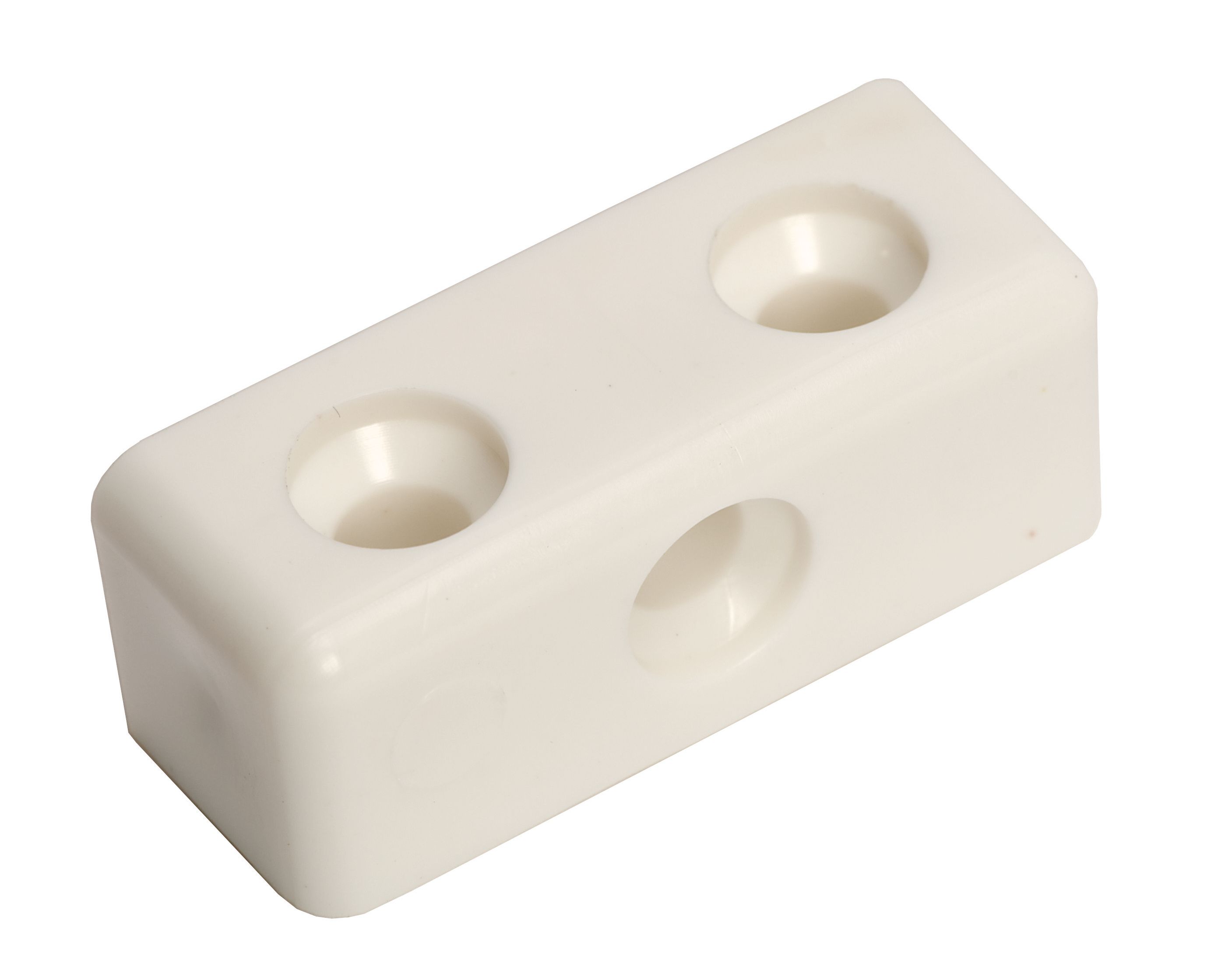 Wickes Plastic Fixit Block - White Pack of 24