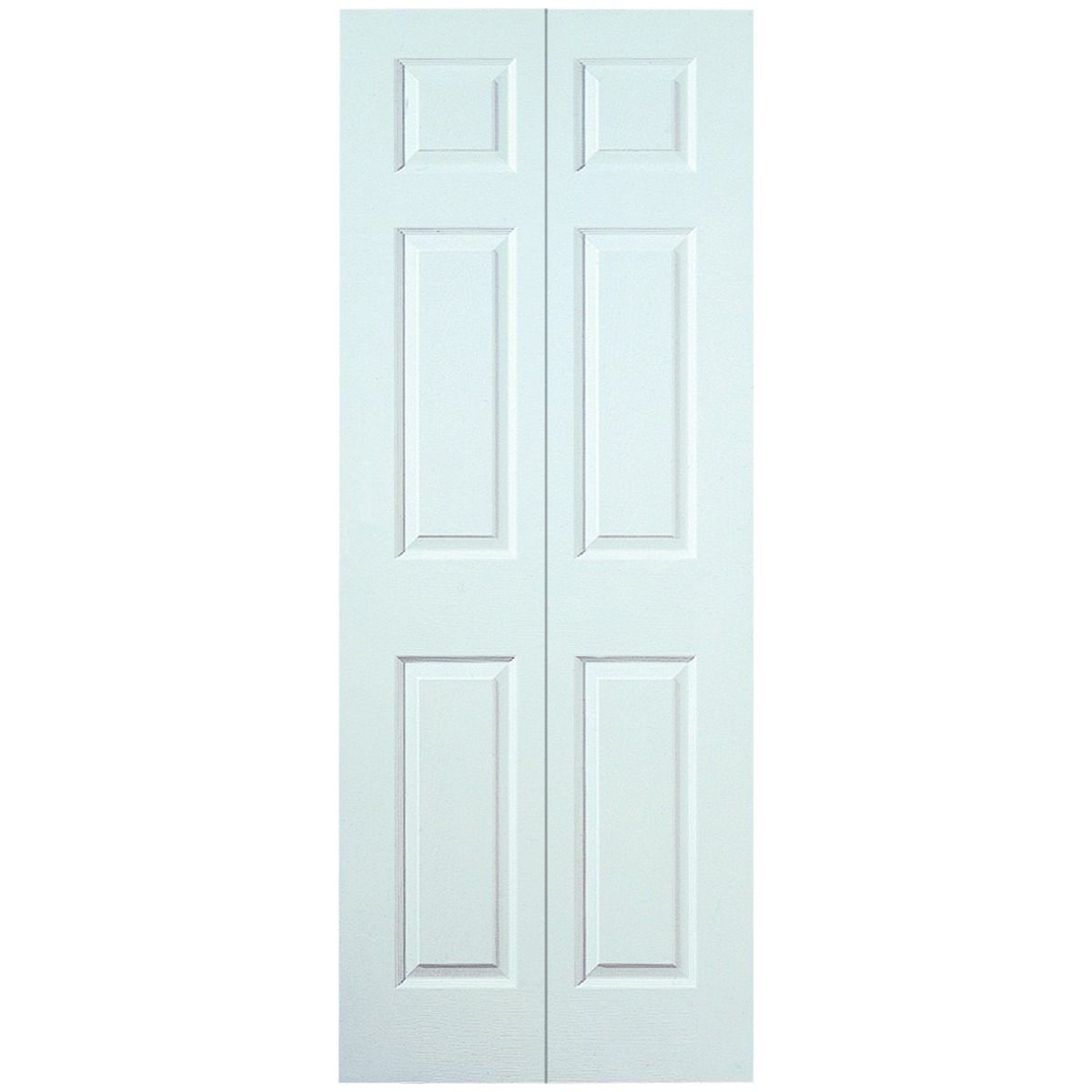 Image of Wickes Lincoln White Smooth Moulded 6 Panel Internal Bi-Fold Door - 1981 x 762mm