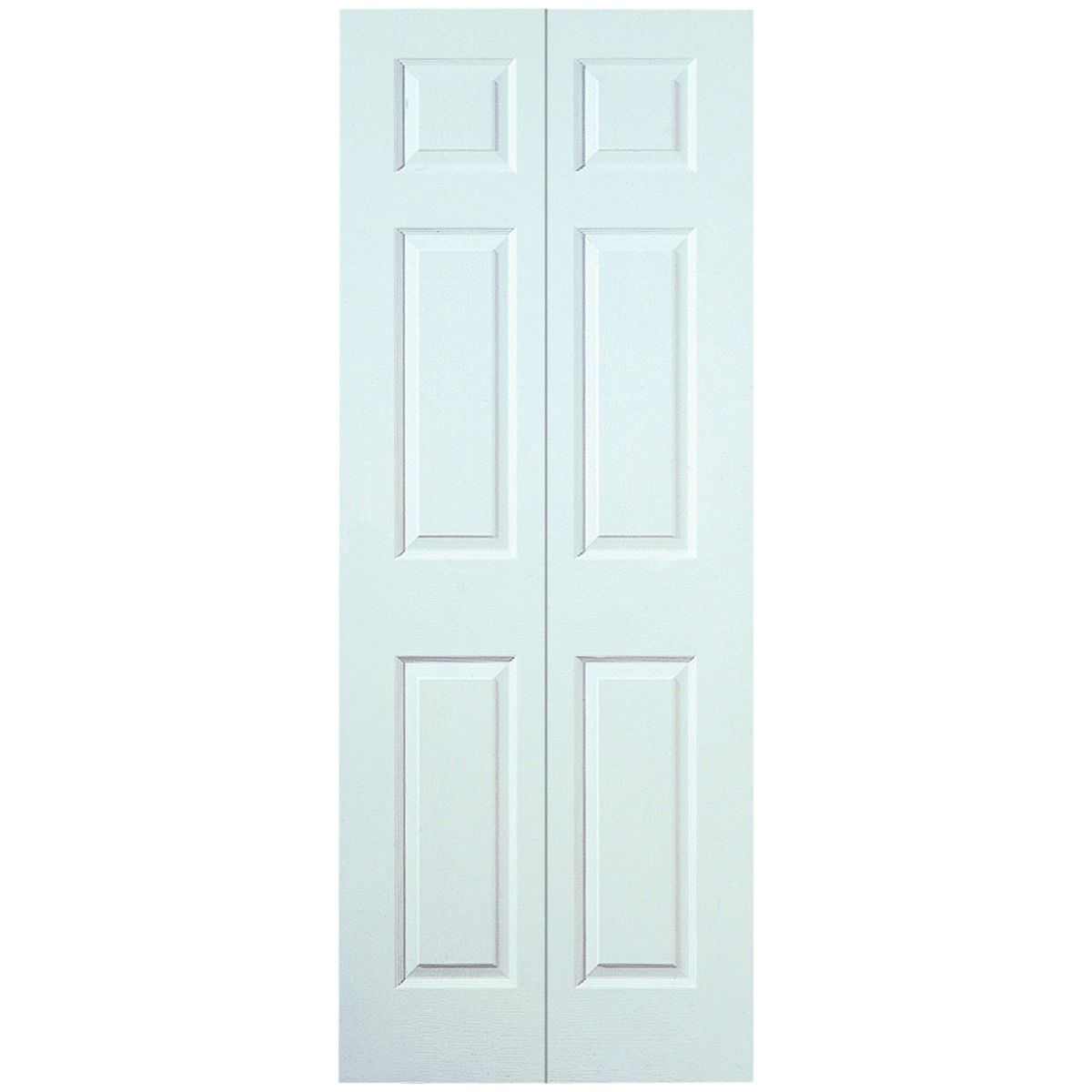 Wickes Lincoln White Smooth Moulded 6 Panel Internal Bi-Fold Door - 1941 x 686mm