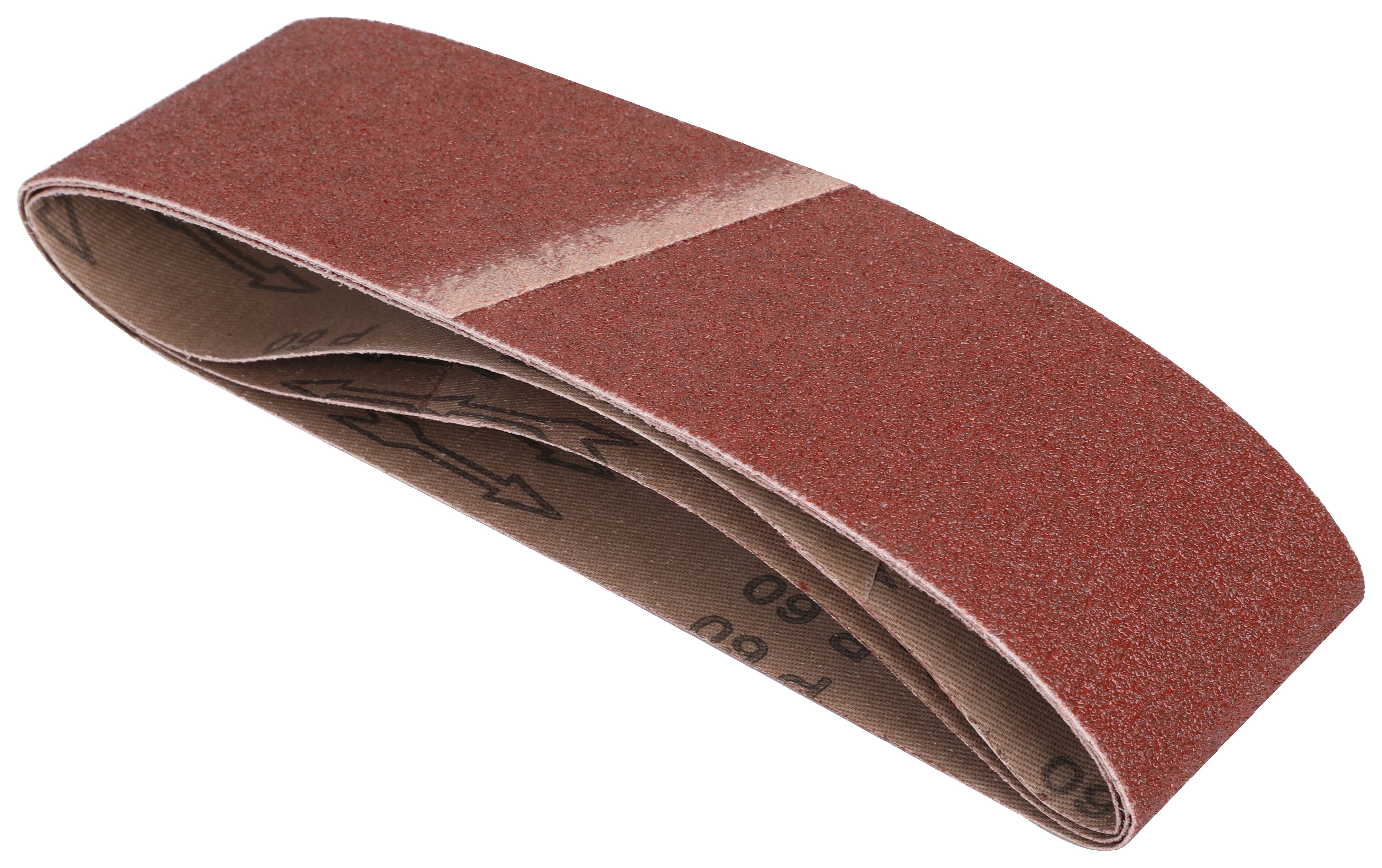 Image of Wickes Coarse 75 x 533mm Sanding Belts - Pack of 3